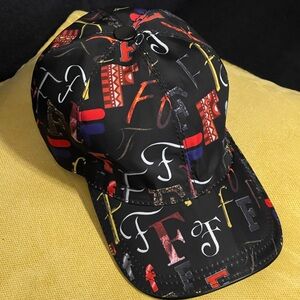 Fendi Multi F signature Adjustable Strap cap